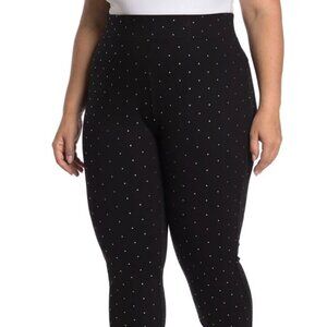 Carmen Carmen Mark Valvo Metal Stud Leggings - 3X